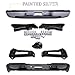 Make Auto Parts Manufacturing Rear Painted Silver Step Bumper Assembly Fleetside With Brackets Light Kit Bolts Bar For Chevrolet Silverado 1999-2006 / GMC Sierra 1500 1999-2006 - Partslink GM1103124