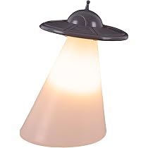 Luminária De Mesa Abajur Ovini Alienígena Disco Voador Nave ...