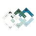 Aberlite Beard Shaper - Flexible Hands-Free Neckline Guide - Beard Trimmer Tool - Lineup Stencil Kit (Green, Hair Comb, Men, Beard Wearers)