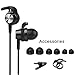 Vomercy Wired Headphones with Remote and Mic In-Ear Earphones Black
