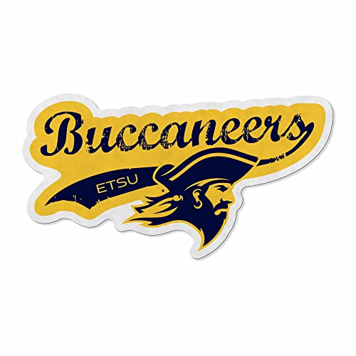 Rico Industries NCAA East Tennessee State Buccaneers Distressed Shape Cut Pennant - Home and Living Room Décor - Soft Felt EZ to Hang at Amazon
