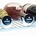 Avina Wine Stoppers Reusable Airtight Bottle Sealer with Easy Push & Lock Preserver System - Keeps Wine Fresh for up to 7 Days – Set of 3
