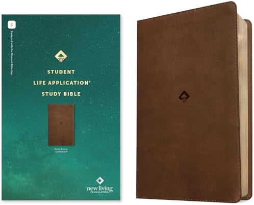 NLT Teen Life Application Study Bible (LeatherLike, Steel): New