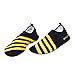 LUXUR Running stripes Skin Shoes Flexible Barefoot Flats Yoga Sports Unisex