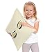 Moslion Eyelashes Pillow Home Decorative Throw Pillow Covers Pair of Black Eyelashes Cotton Linen Cushion Cover Square Pillow Cases for Men Women Boys Girls Sofa Bedroom Livingroom 18