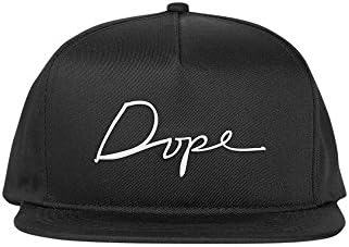 DOPE Men's Script Snapback, Black, One Size