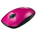 FD Silent Wireless Mouse, V8 2.4G Fashion Power Ultrathin Cordless Mouse with Nano Receiver & Battery 1500 DPI Precise Control for Notebook Computer PC Laptop MacBook and Chromebook (Rose Red)