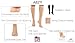 Compression Socks for Women and Men 20-30 mmHg Knee High - Toeless Compression Socks Open Toe for Nurses, Travel, Varicose Veins Circulation - Beige, Small - AB211