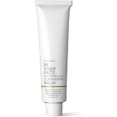In Your Face Mandarin Melt Cleansing Balm &ndash; Nourishing Makeup Remover with Manuka Honey, Sea Buckthorn &amp; Vitamin E &ndash; Hydrating Balm-to-Oil Face Cleanser with Coconut &amp; Olive Oils &ndash; 3.3 oz