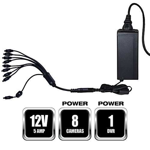 Night-Owl-Security-Combo-DVRCamera-Power-Adapter-with-9-Way-Power-Splitter