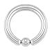 14G 1/2" Stainless Steel Captive Ring