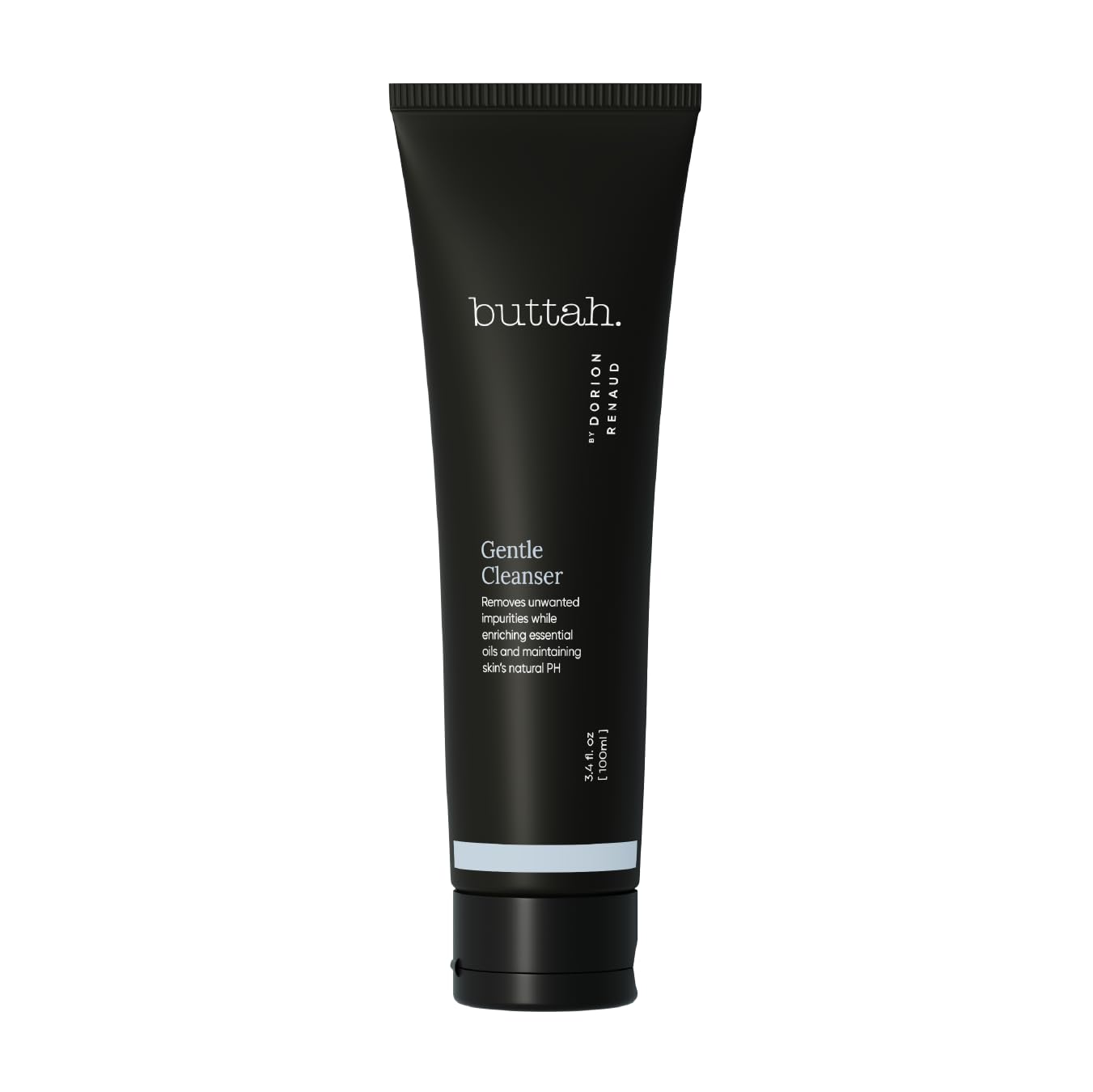 Buttah Skin by Dorian Renaud Facial Cleanser 3.4oz - Organic Clarifying Face Wash - Oil & Dirt Extracting Wash - Daily Cleansing - All Natural - Face Wash for Melanin Rich Skin - Black Owned Skincare
