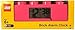 LEGO Kids' 9002175 Pink Plastic Alarm Brick Clock
