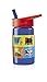 Crocodile Creek Kids Eco Vehicles Flip Straw Tritan Drinking Bottle, Blue, 7