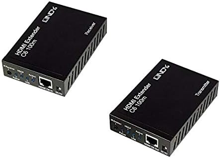 LINDY HDBaseT Extender for HDMI 2 x Integral 2 port 10/100 Hub