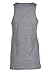 Sofra Women's Loose Fit Tank Top Relaxed Flowy-Medium-Heather Gray