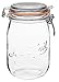 Le Parfait French Glass Canning Jar with 85mm Gasket and Lid Bundle Variety Kit - .5 Liter, .75 Liter, 1 Liter & 1.5 Liter (Variety Pack)