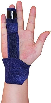 AUMIO Finger Extension Splint Finger Adjustable Velcro Belt for Finger Knuckle Immobilization, Finger Fractures, Wounds, Post-operative Care