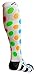 A-Swift Compression Socks for Women and Men Polka Dot, Medium