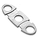 Mirthee Cigar Cutter Stainless Steel Guillotine Double Cut Blade (Style A)
