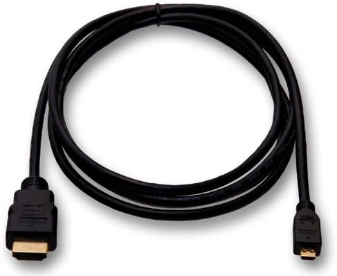HDMI Cable for Sony Alpha 6000 Digital Camera Micro D Gold-Plated Length 2 m, 2 Meters