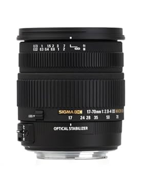Sigma 17-70 mm F2,8-4,0 DC Makro OS HSM-Objektiv (72 mm Filtergewinde) für Nikon Objektivbajonett