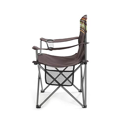 CATRP Marke Im Freien Camp-Stuhl Mit Getränkehalter Und Pocket Falten Heavy Duty Hoch Zurück Angelsitz – Bild 7