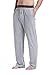 CYZ Men's 100% Cotton Jersey Knit Pajama Pants with Elastic Waistband-Greymelange-M
