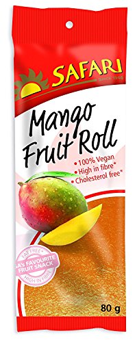 Safari Mango Fruit Rolls 80g (3 Pack)