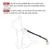 Fypo Dog Seat Belt, Pet Car Harness Lether Safety Vehicle Leash with Metal Clips with Length Length 15