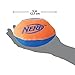 Nerf Dog (2-Pack) UltraPlush Trackshot Football Dog Toy, Orange/Blue & Green/Blue, Small