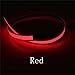Lysignal 3ft/1M Neon Glowing Strobing Electroluminescent Robbin EL Tape/Belt/Strip with Battery Pack for Cosplay Dress Festival Halloween Christmas Party Decoration (Red)