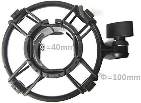Jbbtop1 Microphone Shock Mount Clip for Condenser Elastic Suspension Clamp 40mm Pro