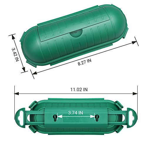 DEWENWILS 3 Pack Outdoor Extension Cord Safety Cover, WaterResistant
