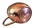 Whalehead Moscow Mule Copper Mugs - 100% Pure, Heavy Gauge, Solid Copper Mugs (1/2 lbs each) - Handcrafted, Stylish & Authentic Copper Moscow Mule Mugs with Hammered Finish - Set of 2, 16 Oz Volume