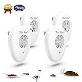 NEW 2018 Ultrasonic Pest Repeller(4-Pack)-Electronic Pest Control Plug In-Pest Repeller for Insect for Indoor and Outdoor,Repellent For Mice,Mosquitoes,Cockroaches,Ants,Rodents, Flies,Spiders,Bugs