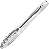 Nisbets Essentials Catering Tongs 245 mm Stainless Steel DF668 view 3