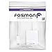 Fosmon Mini DisplayPort (MiniDP/mDP/ThunderBolt Port Compatible) to VGA Adapter Cable - Male to Female (15cm With IC) for Apple MacBook, Macbook Pro, MacBook Air, iMac, Mac Mini, Microsoft Surface Pro