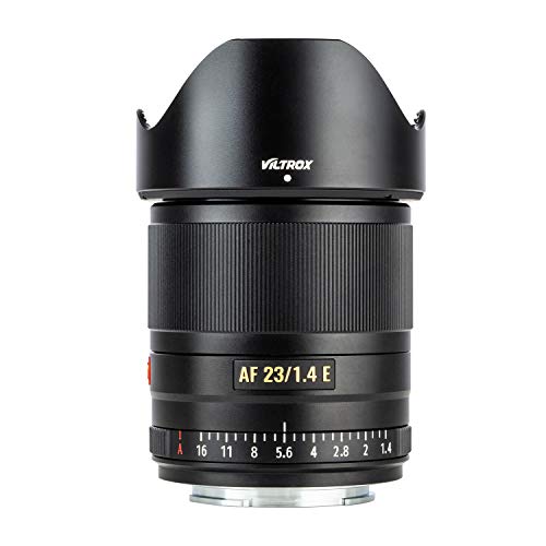 VILTROX AF 23mm F1.4 E-Mount Objektiv,Autofokus APS-C Weitwinkel Festbrennweite Objektiv (52 mm Filtergewinde) für Sony E Mount Kameras A7,A9,A6600,A6500,A6400,A5100 und Nex Serien,schwarz – Bild 7