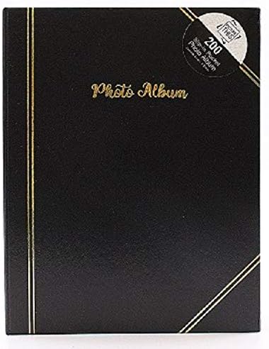 Picture This Photo Album - 200 Slip in Pockets Red, Black, Blue - 4" x 6", 7531, Plain, 200 4"x6" - Image 4