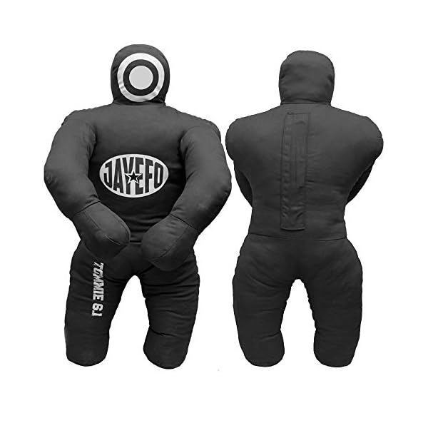 filled grappling dummy