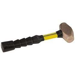 Nupla 4 lb. Non-Sparking Brass Hammer with 12 inch