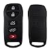 KEMANI Keyless Remote Entry Key FOB Shell Case Replacement Compatible with 2004-2009 Nissan Quest 5 Button No Chips