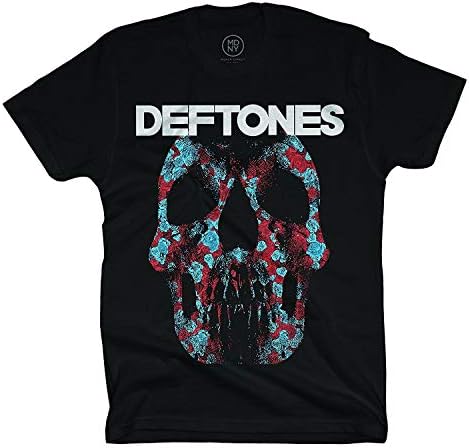 Men Casual Fashion Shirt Men T Shirt Deftones Minerva Rose Skull T Shirt Mens Short Sleeve Shirt