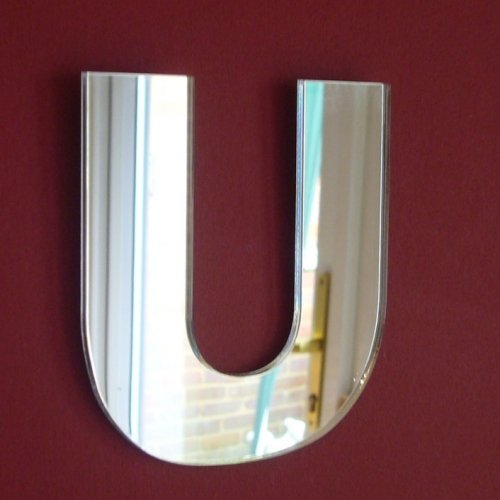 Super Cool Creations Lower Case Letter U Mirrors - 40cm