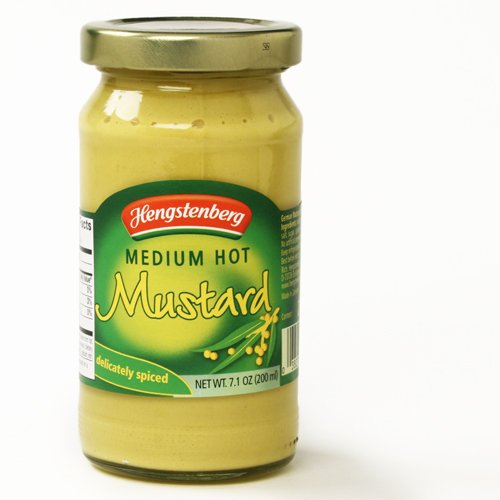 Hengstenberg Mustard MediumHot Mustard (Jar) Grocery