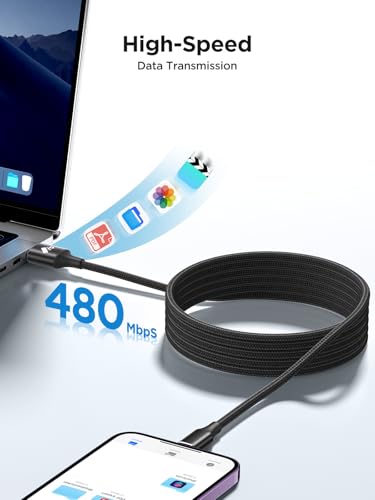 Aioneus iPhone Charger Cable 3M, [Apple MFi Certified] Long iPhone Charger Lightning Cable Nylon Braided iPhone Cable USB A to Lightning Cord Fast Charging for iPhone 14 13 12 11 Pro Max Mini 8, iPad