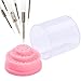 48 Holes Nail Drill Bits Holder Stand Organizer Manicure Box Displayer + 1 Set of 6pcs Electric Nail Drill Bits
