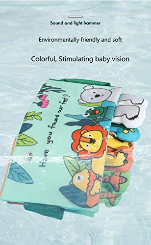 beiens Animal Theme My Quiet Books - Soft Activity Books for Baby /Toddler Learning Story Book Life Education, Learning to Sensory Book & Identify Skill Boys and Girls, Baby Book , Cloth Book