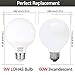 LOHAS G25 LED Globe Light Bulbs, 9W Vanity Round Light Bulb (60W Equivalent) 800LM, E26 Base Daylight 5000K Globe Light Bulbs, G25 LED for Makeup Mirror, Bathroom, Dressing Room, Not-Dimmable, 3 Pack